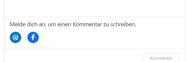 Einlogzwang Kommentarmaske